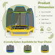 7 Feet Kids Recreational Bounce Jumper Trampoline