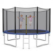 8/10/12/14/15/16 Feet Outdoor Trampoline Bounce Combo with Safety Closure Net Ladder