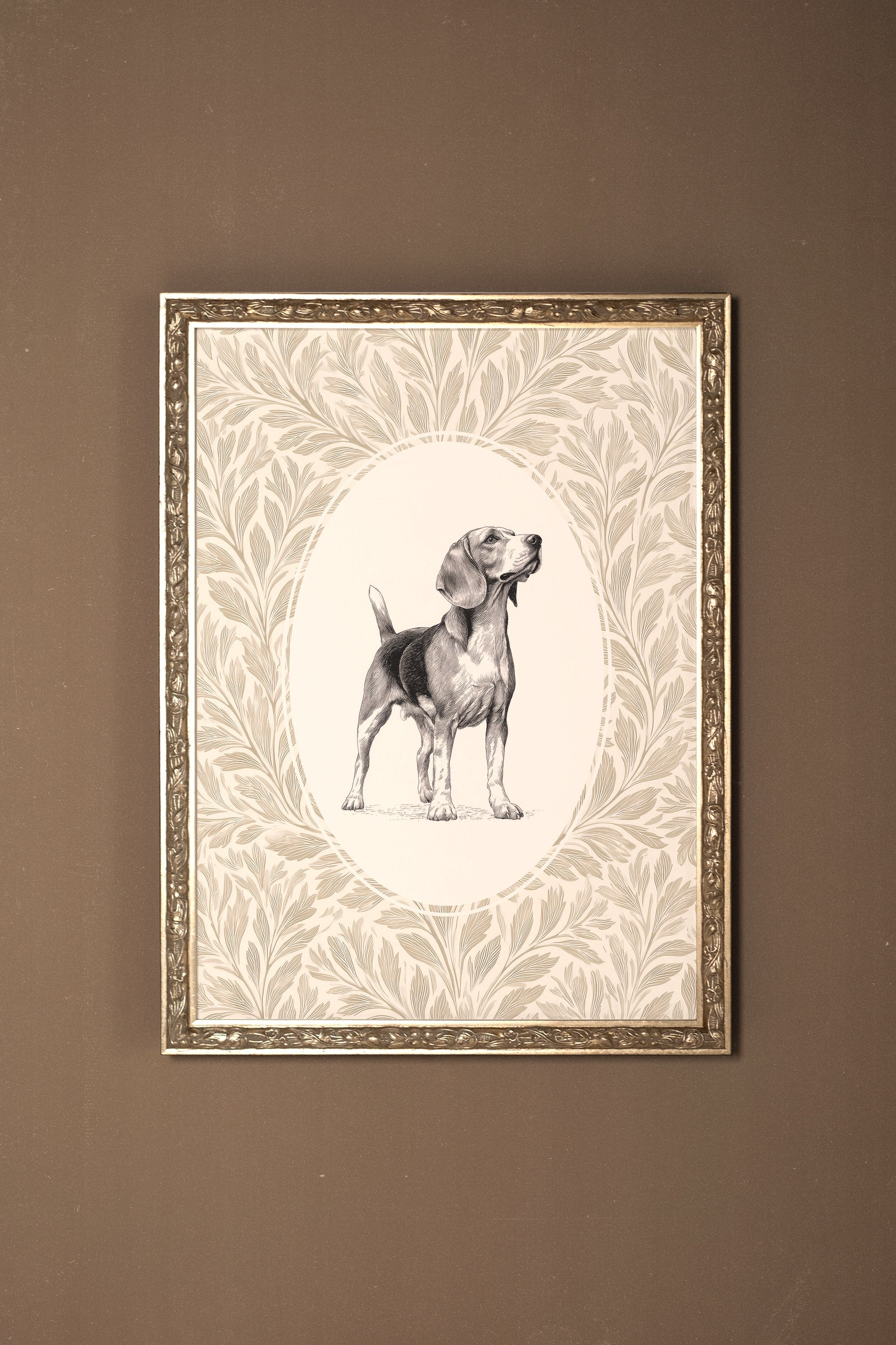 VINTAGE PUP, CADRE VINTAGE ARGENT
