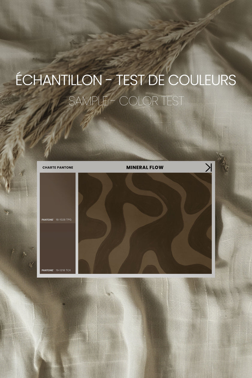 MINERAL FLOW, Oeuvre sur toile étirée