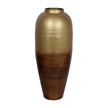 Selina Hand Hammered Brass Floor Vase