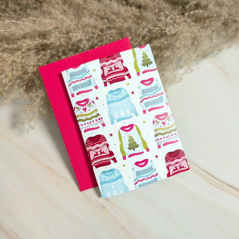 Sweater Weather Mini Holiday Card