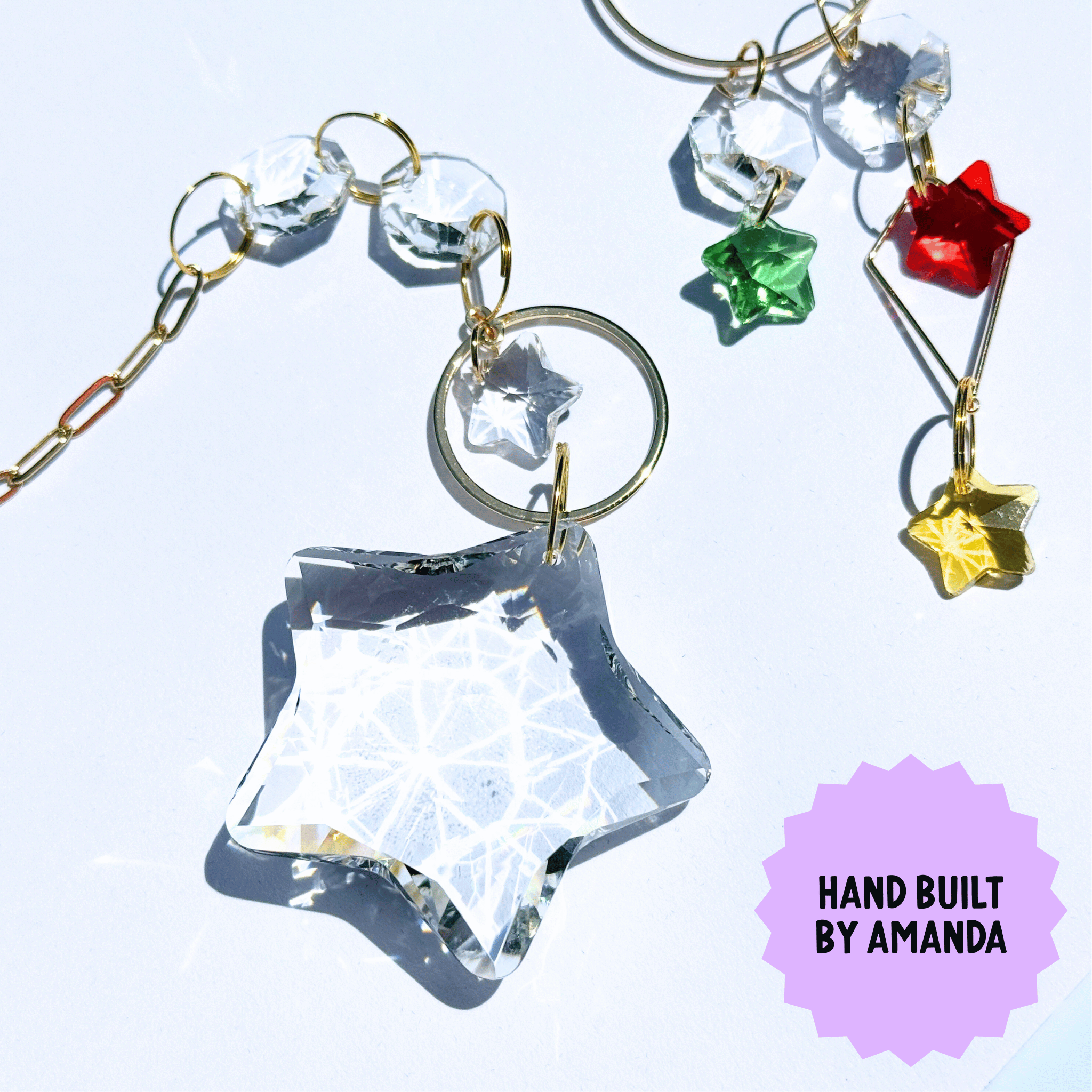 Falling Star Prism Suncatcher