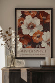 MARCHÉ HIVERNAL I, Oeuvre sur toile étirée