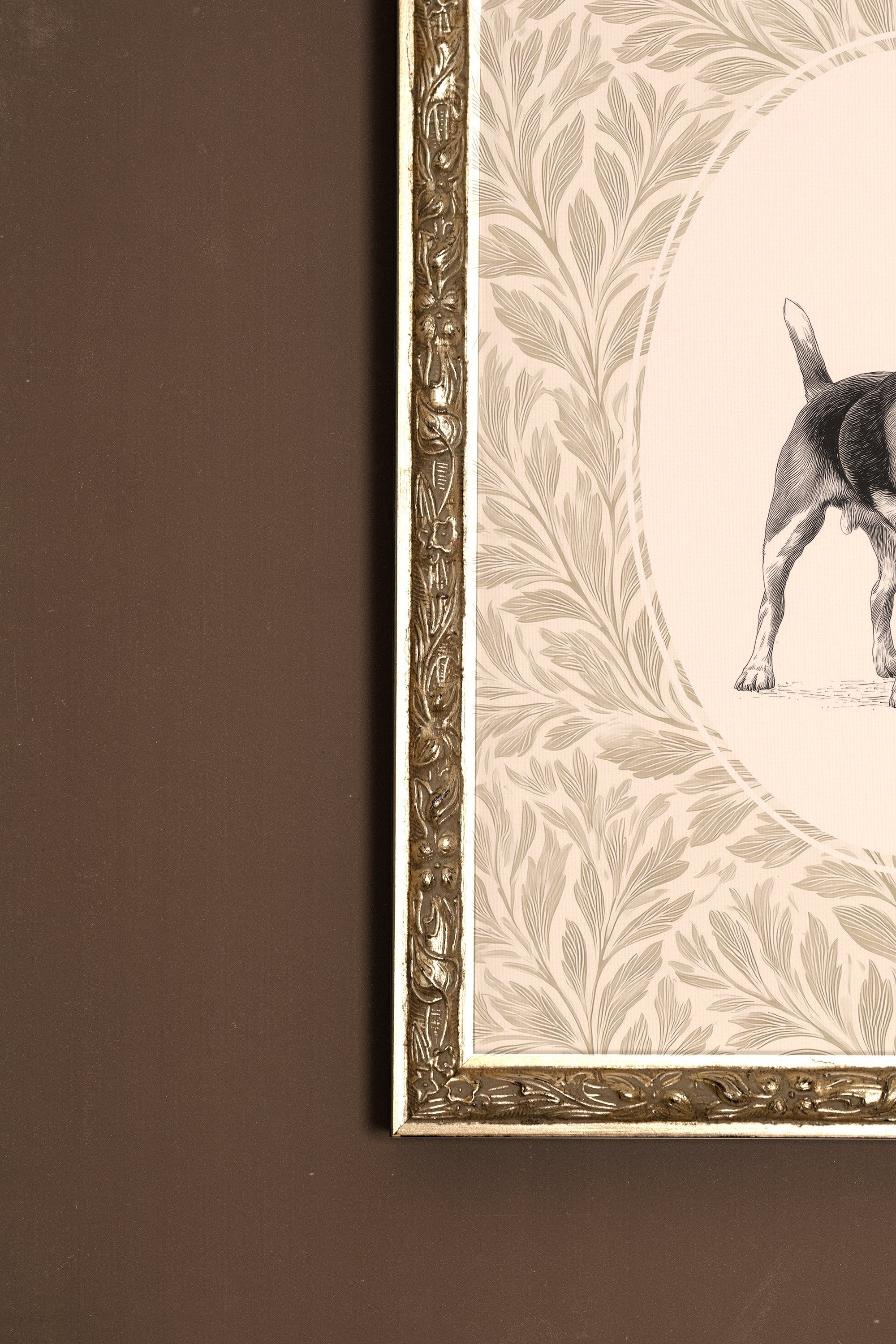 VINTAGE PUP, CADRE VINTAGE ARGENT