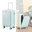Hard Shell Carry On Luggage with Front Pocket – Lightweight Spinner Cabin Suitcase