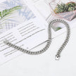 Alloy Line Cuban Link Chain Diamond Bracelet