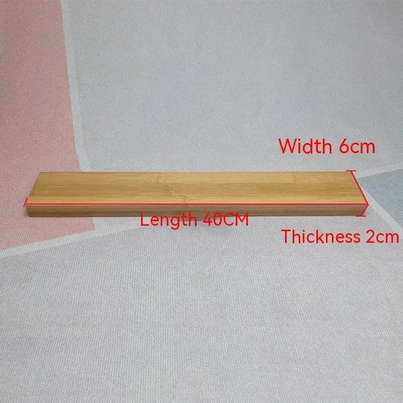 Wall Mounted Wooden Block Magnetic Knife Holder Rack