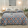 Plush Thick Snowflake Duvet Cover Single Piece Flannel