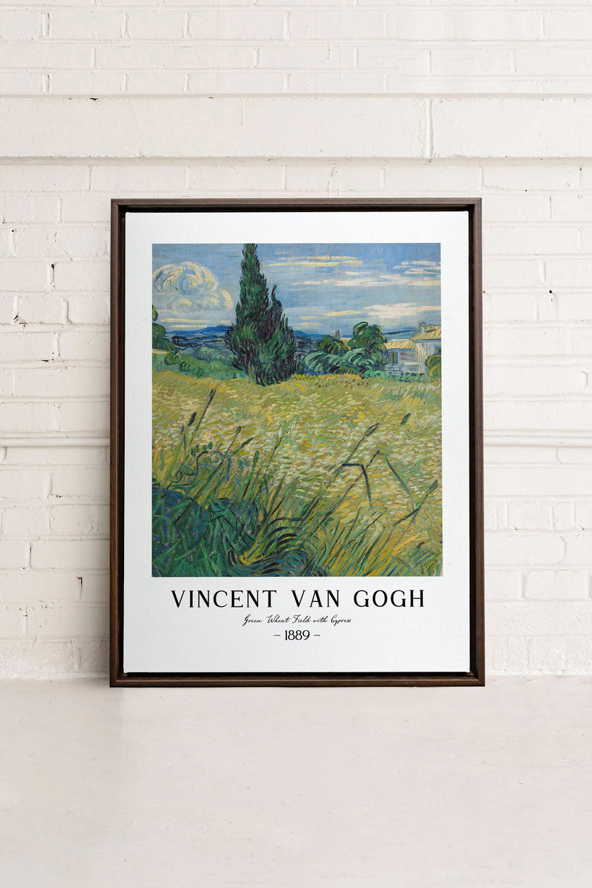GREEN WHEAT FIELD, Oeuvre sur toile étirée