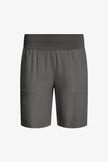 Women's Knit Woven Combo Shorts