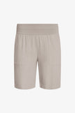 Women's Knit Woven Combo Shorts