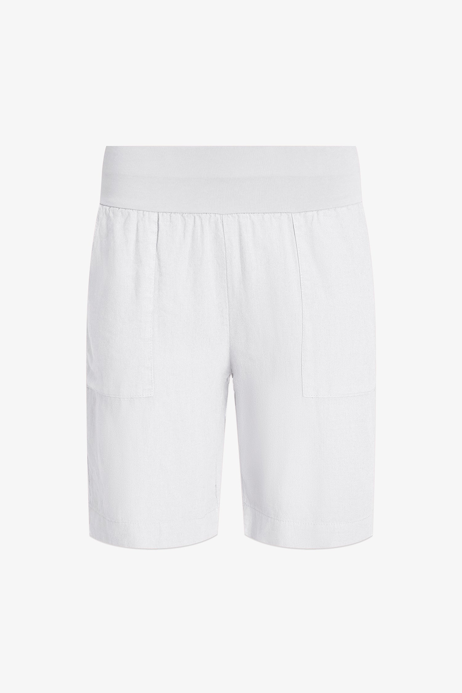 Women's Knit Woven Combo Shorts