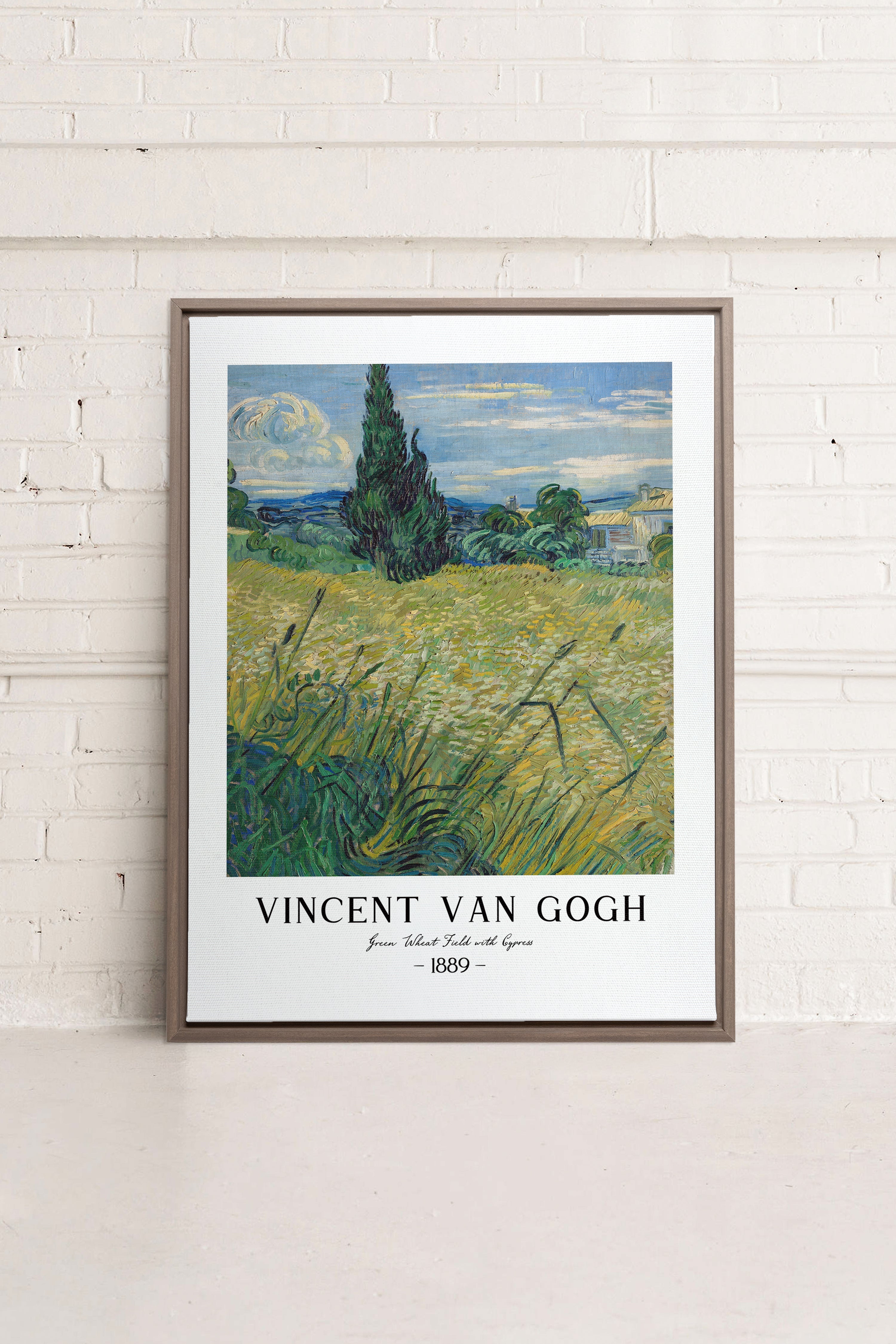 GREEN WHEAT FIELD, Oeuvre sur toile étirée