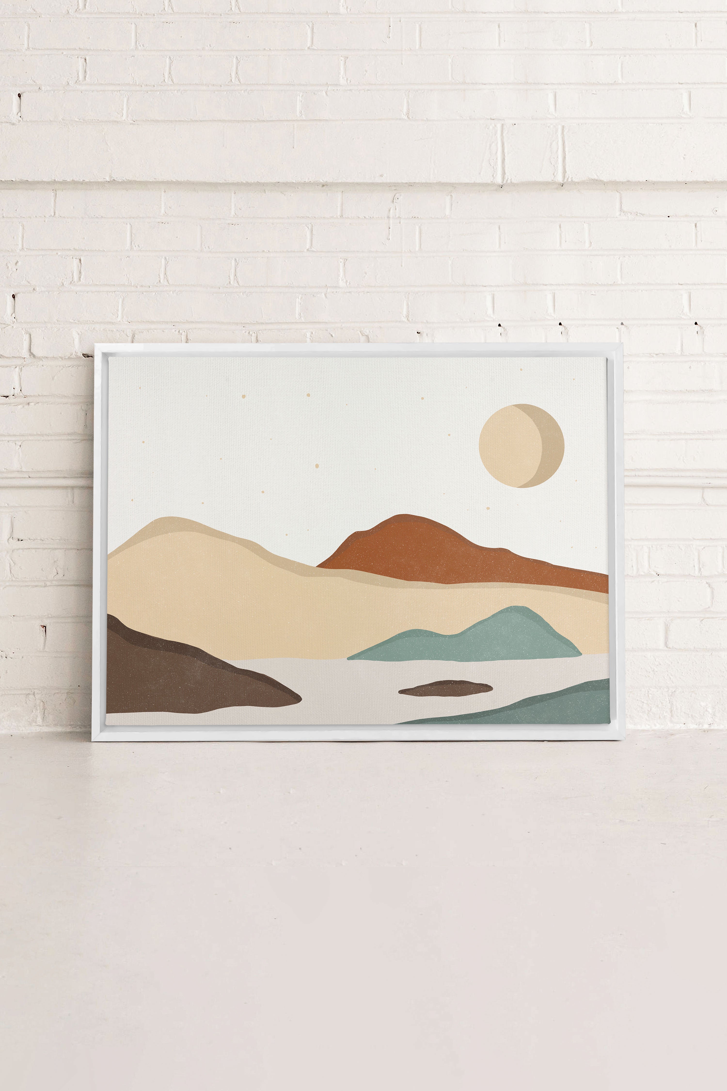 SAND & SKY, Oeuvre sur toile étirée