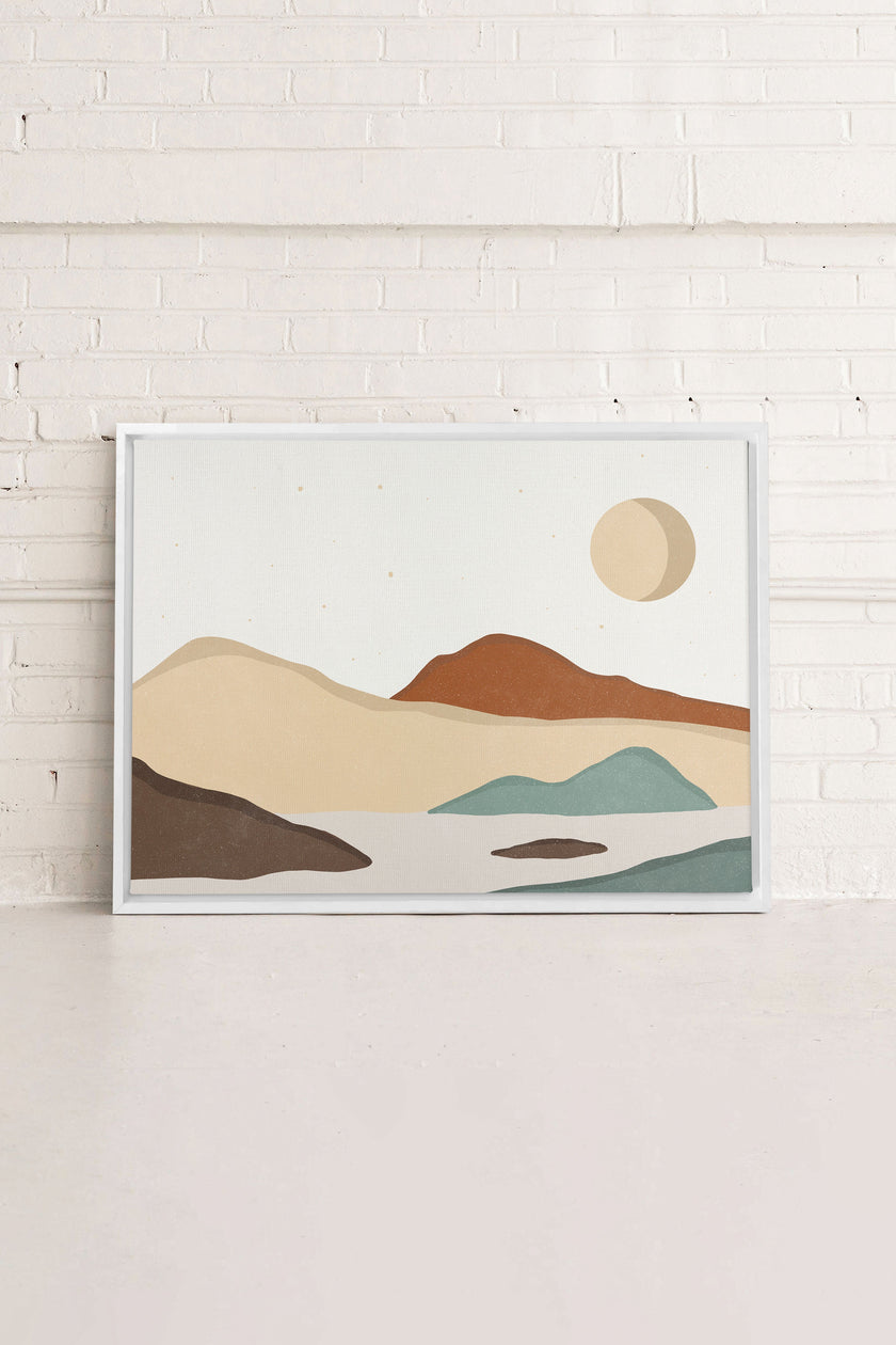 SAND & SKY, Oeuvre sur toile étirée