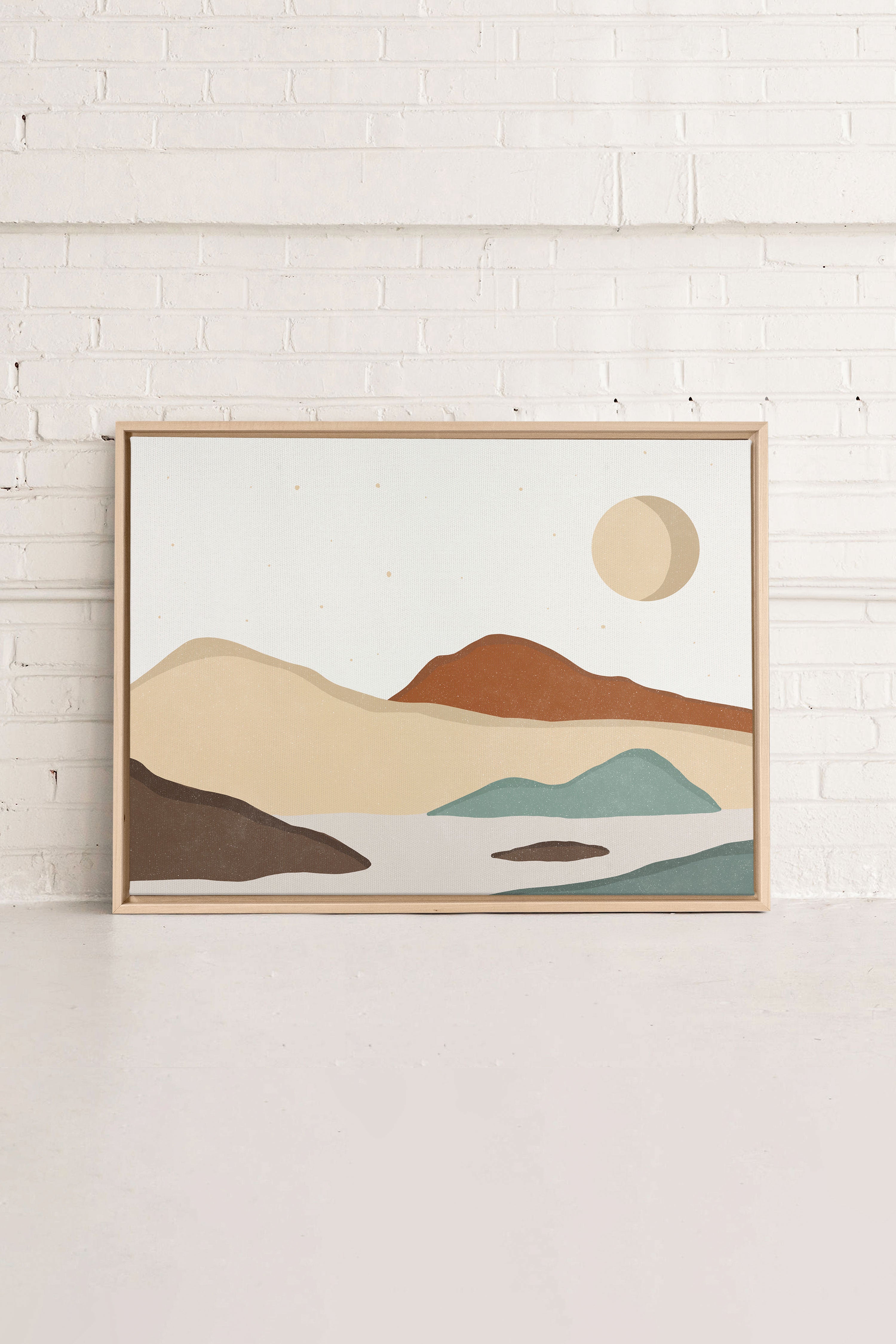 SAND & SKY, Oeuvre sur toile étirée