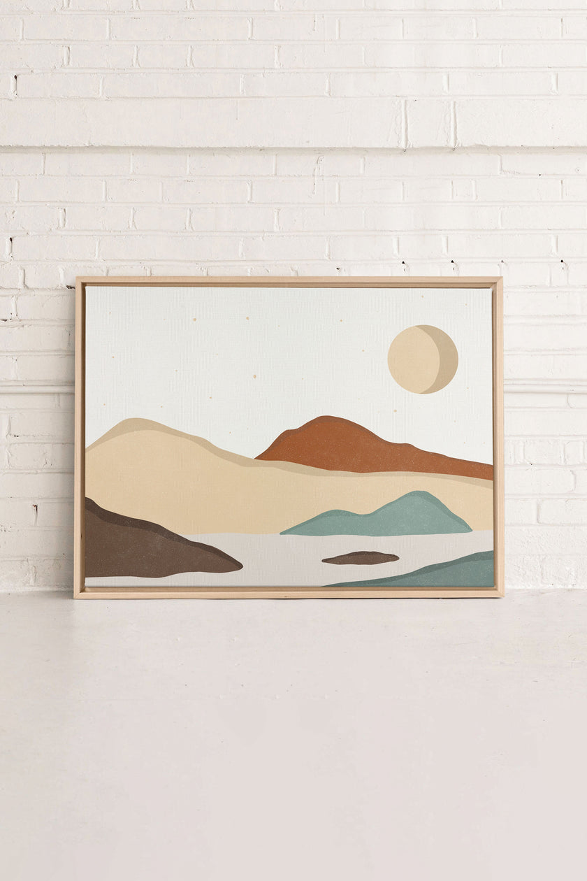 SAND & SKY, Oeuvre sur toile étirée