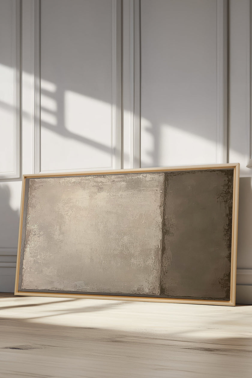 VOILE DE TERRE, Oeuvre sur toile étirée