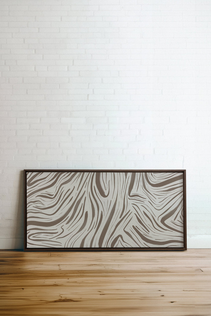 WILD WAVES, Oeuvre sur toile étirée