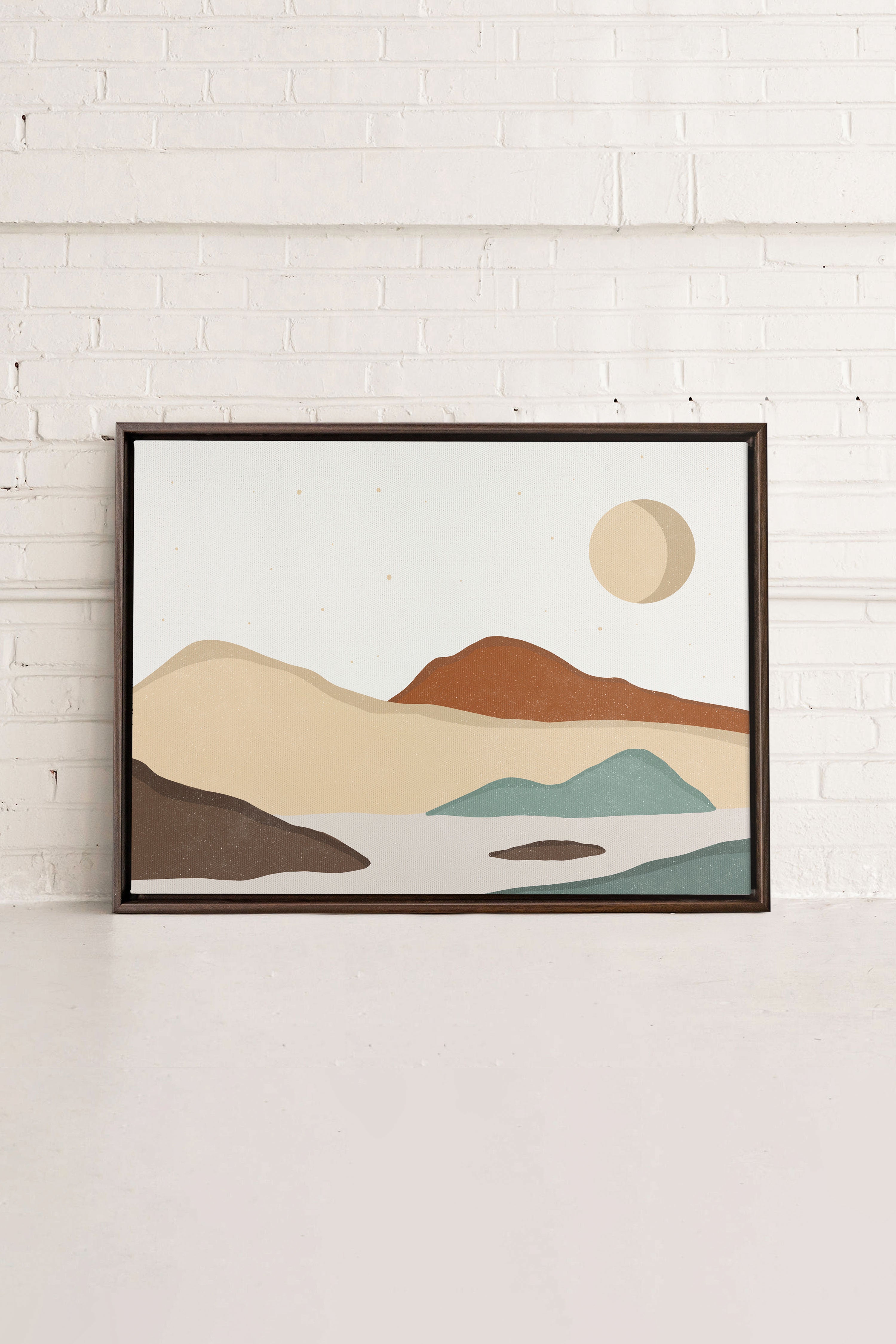 SAND & SKY, Oeuvre sur toile étirée