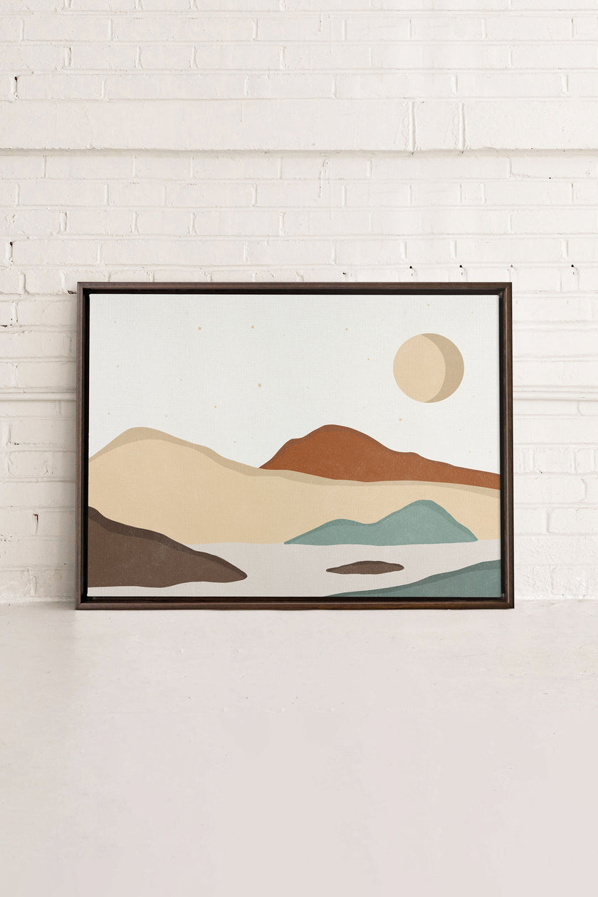SAND & SKY, Oeuvre sur toile étirée