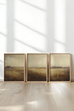TRIO D'ANTAN (3 Oeuvres sur toile étirée)
