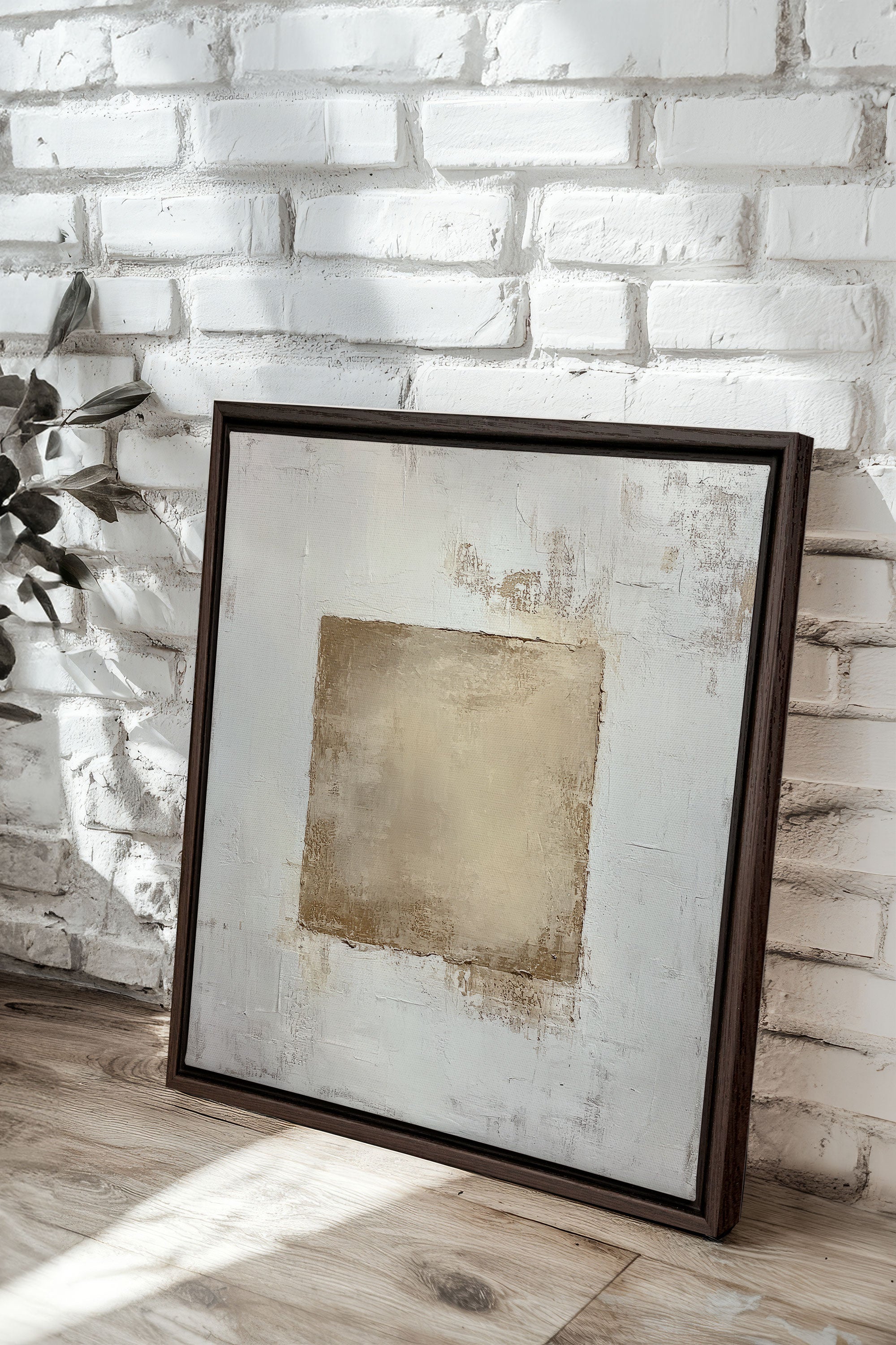 GOLDEN TEXTURE, Oeuvre sur toile étirée