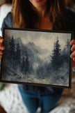 MYSTIC HIGHLANDS, Oeuvre sur toile étirée
