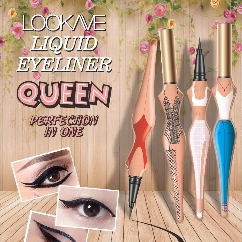 Liquid Eyeliner Pen – Fashion Figure Design, Waterproof, Long-Lasting