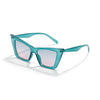 Triangle cat's eye glasses