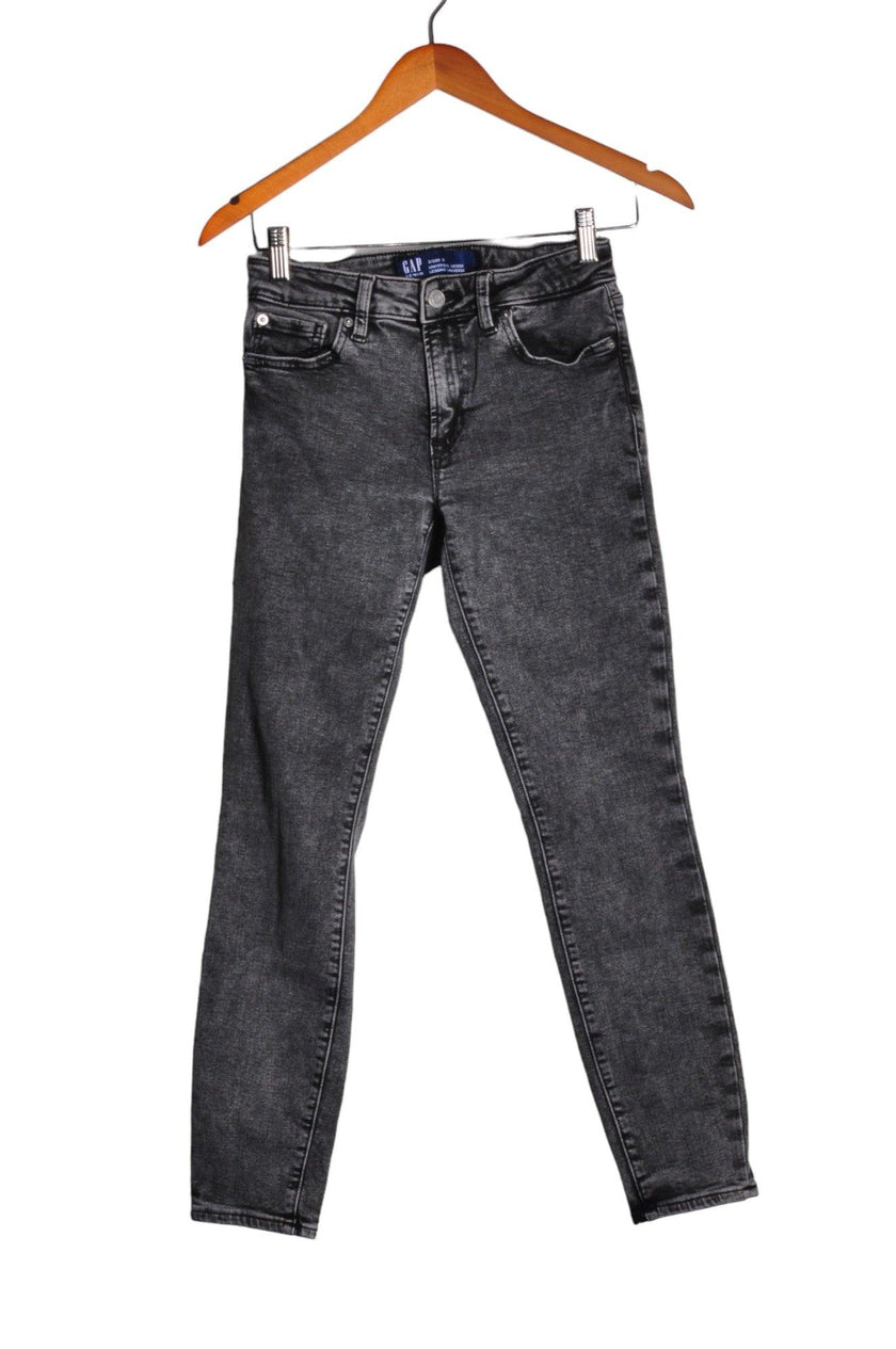 GAP Women Straight-Legged Jeans Regular fit in Black - 26
