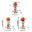 Pumpkin Head Skull Doll Ornaments Home Halloween Layout Props