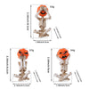 Pumpkin Head Skull Doll Ornaments Home Halloween Layout Props