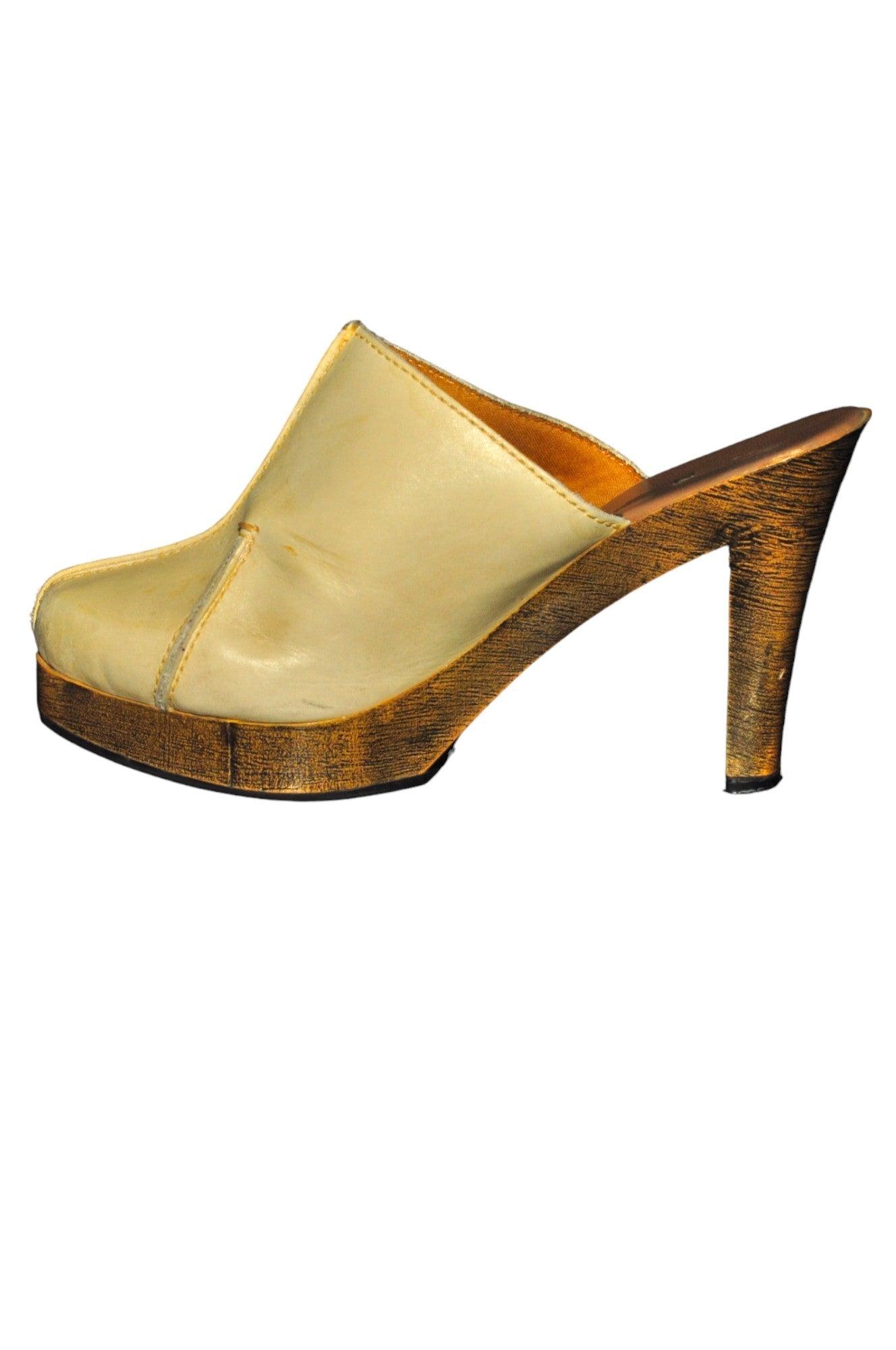 UNBRANDED Women Heels Regular fit in Beige - 5