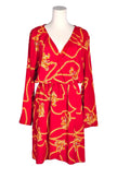 BOOHOO Women Wrap Dresses Regular fit in Red - 16