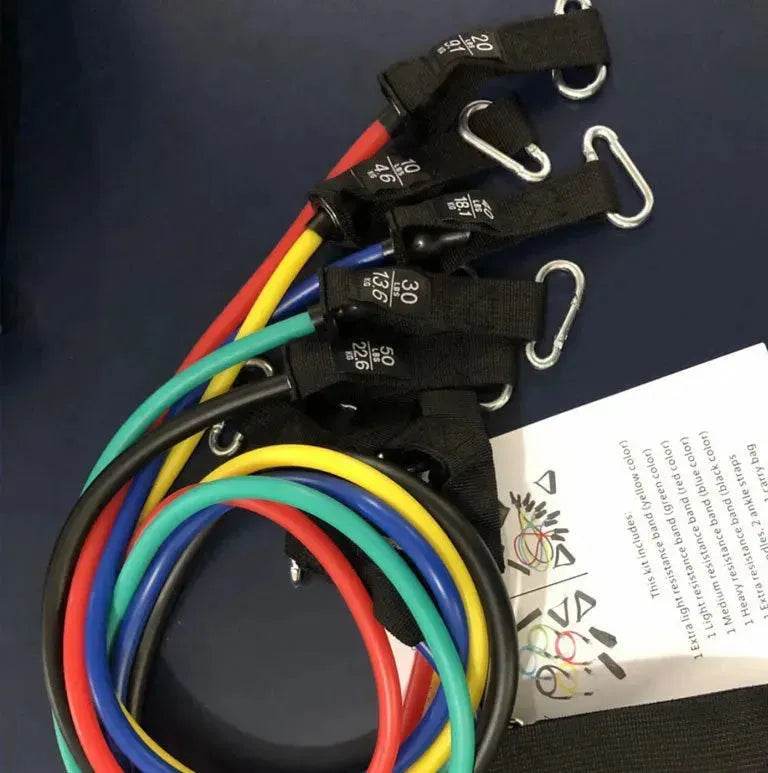 Resistance Band Set with Handles, Door Anchor & Foot Straps