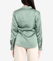 Lauren Ralph Lauren                                 Classic Fit Satin Charmeuse Shirt