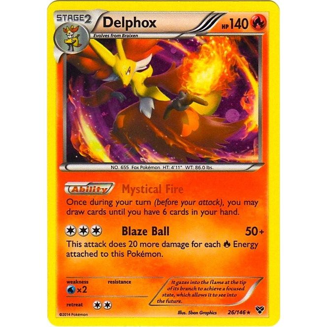 Delphox - 26/146 (Cosmos Holo) (026/146) (BLE)
