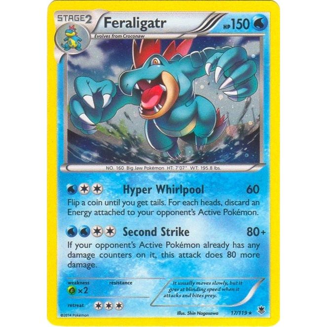 Feraligatr - 17/119 (Cosmos Holo) (017/119) (BLE)