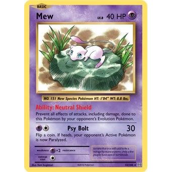 Mew - 53/108 (XY Evolutions) (053/108) (PR)