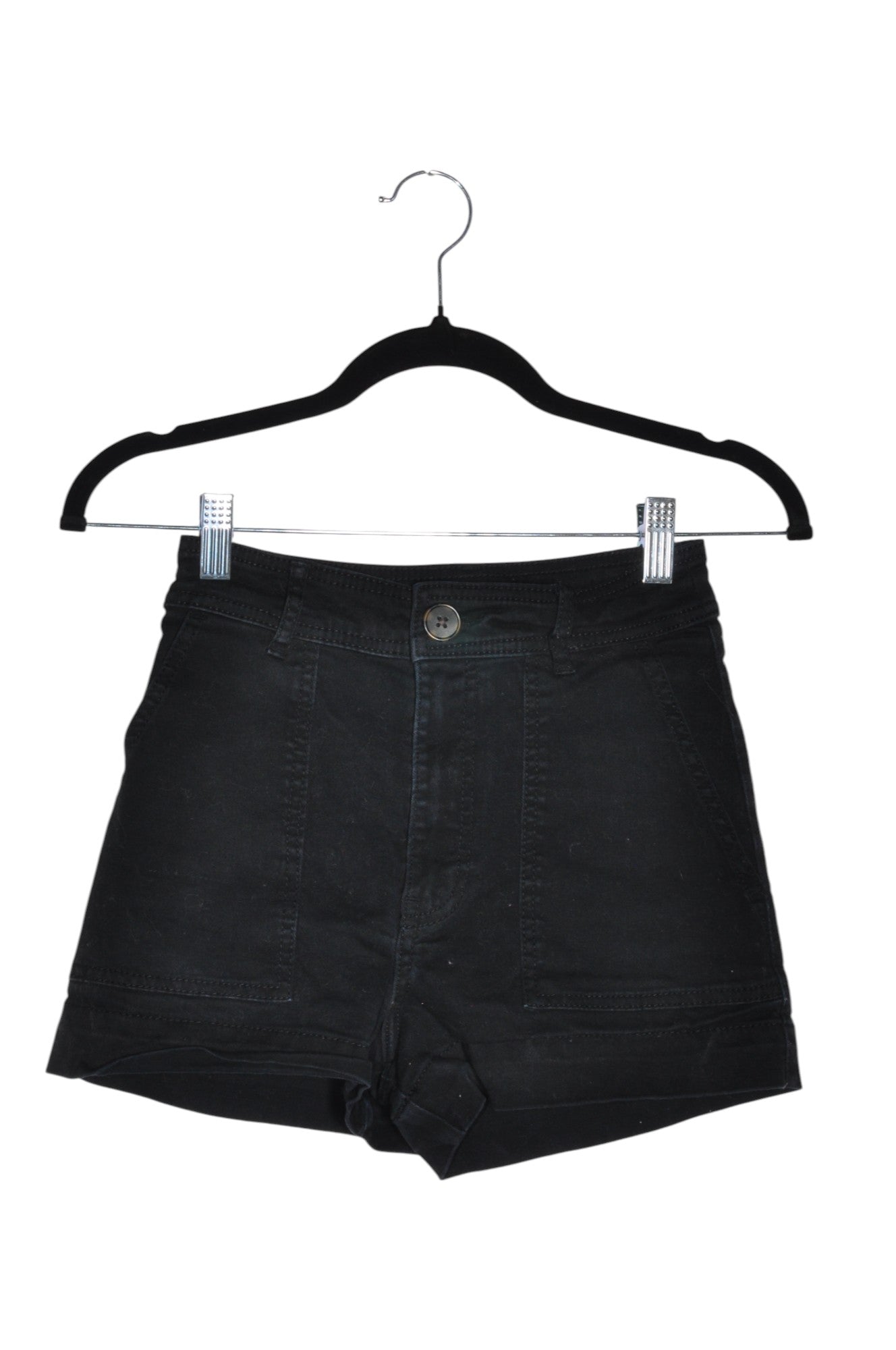 H&M Women Classic Shorts Regular fit in Black - 0