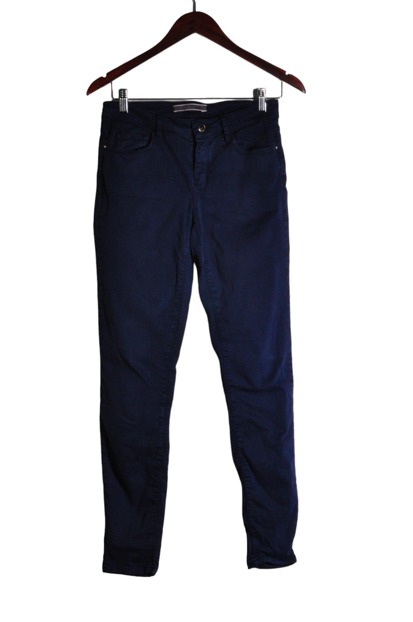 MASSIMO DUTTI Women Work Pants Regular fit in Blue - 6