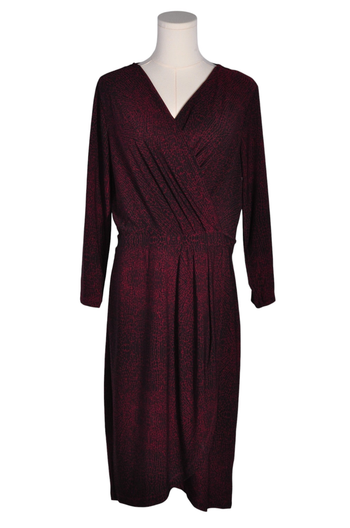 GEORGE Women Wrap Dresses Regular fit in Red - L