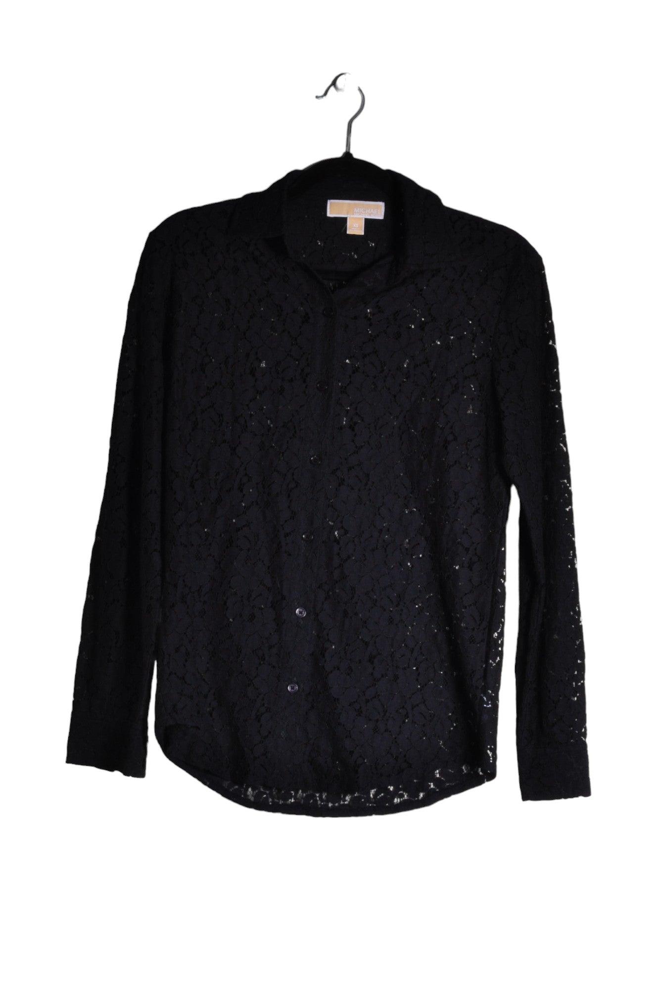 MICHAEL KORS Women Button Down Tops Regular fit in Black - XS