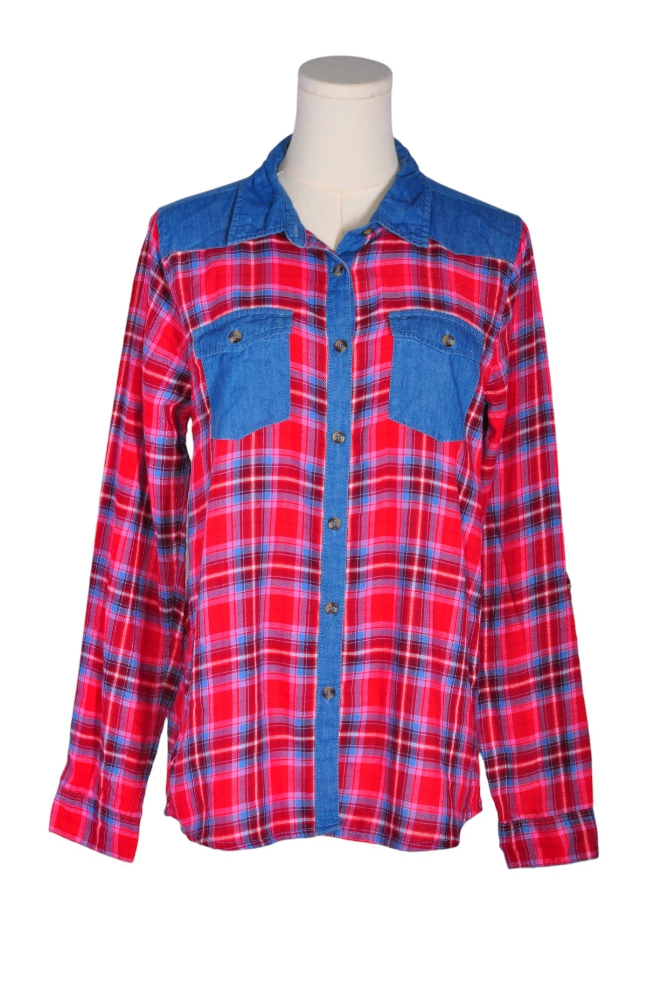 BLUE CRUSH Women Button Down Tops Regular fit in Pink - M
