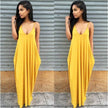 Plus size summer maxi dress beach vacation resort dress with pocket