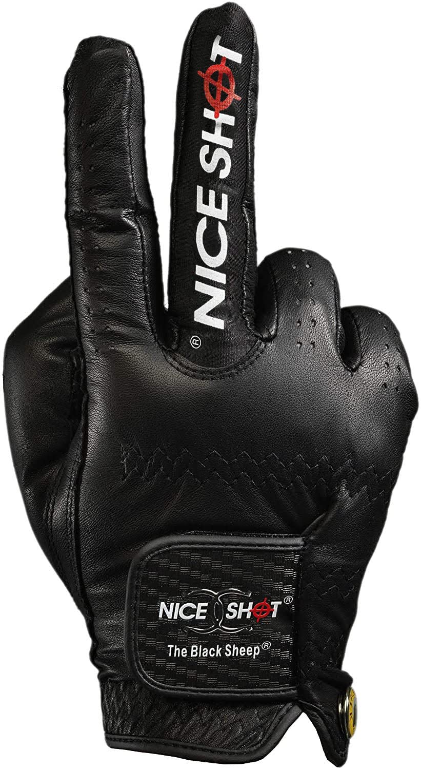 Nice Shot - Golf Glove Blk Shp MRH/S CAD