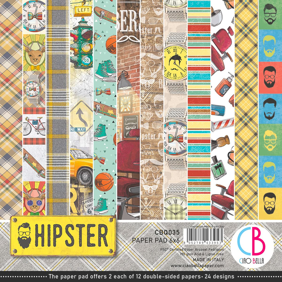 Ciao Bella Hipster Paper Pad 6