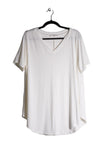 ZENANA Women T-Shirts Regular fit in White - L, 1X, 2X